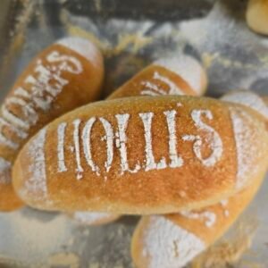 Baguette de masa madre con queso mozzarella